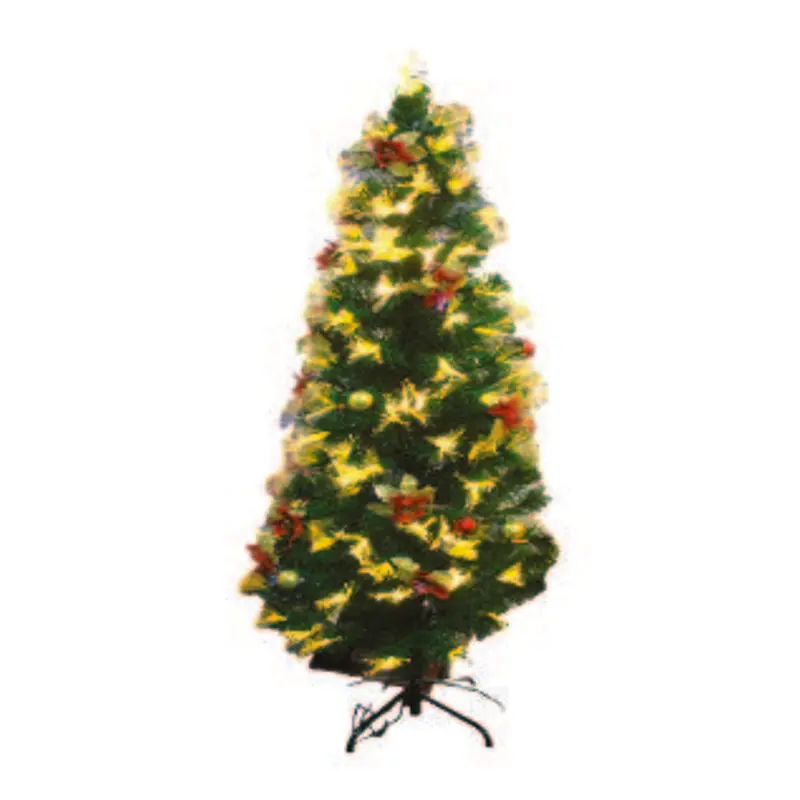 1.8-Metre Warm Plum Led Christmas Tree With Ornamental Balls And Floral Accents 1