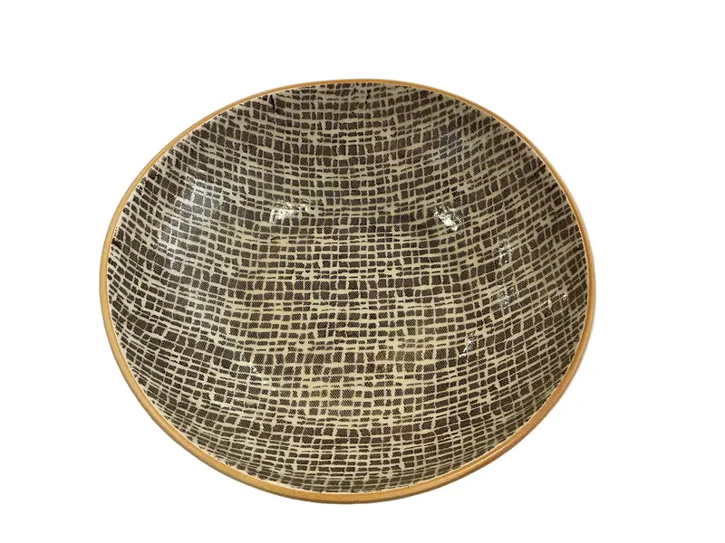 12-Inch Metro Serving Bowl – Chestnut Tone 1