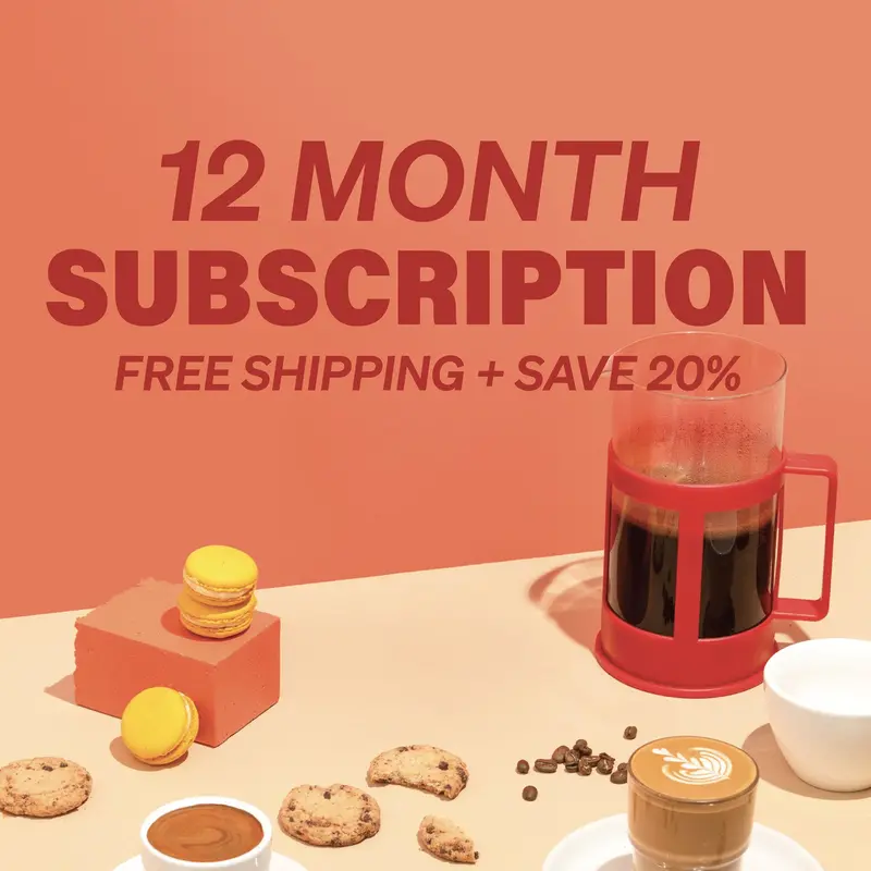 12-Month Prepaid Coffee Subscription – Freshly Roasted, Delivered Monthly 1