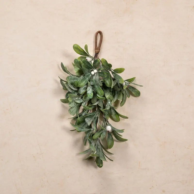 13-Inch Fresh-Look Mistletoe Accent Pick 1