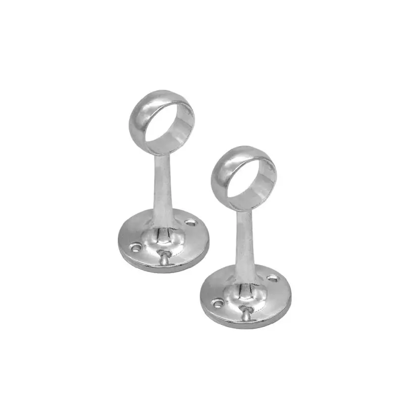 19Mm Chrome Pipe Centre Support Bracket – Set Of 2 1