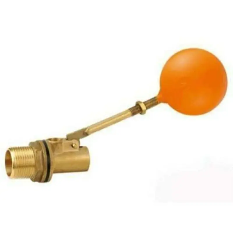 2-Inch Brass Pex Float Valve With Orange Ball Float And Moh Connection 1