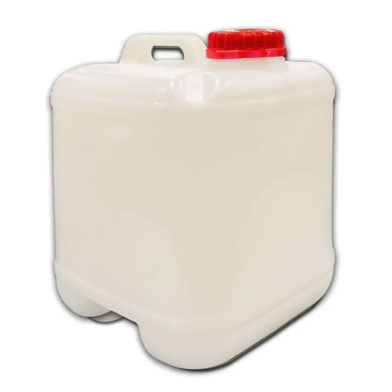 20-Litre Heavy-Duty Jerry Can – White Body With Red Lid 1