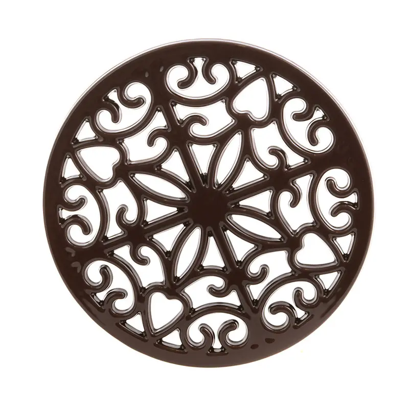 20Cm Cast Iron Chocolate-Themed Kitchen Trivet 1
