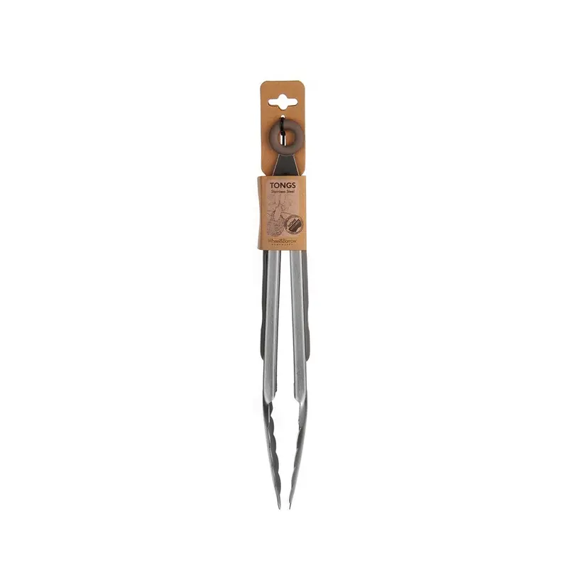 23Cm Stainless Steel Tongs With Ergonomic Silicone Handles 1