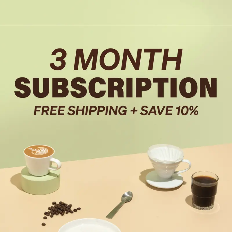 3-Month Prepaid Coffee Subscription – Curated Beans, Flexible Delivery 1