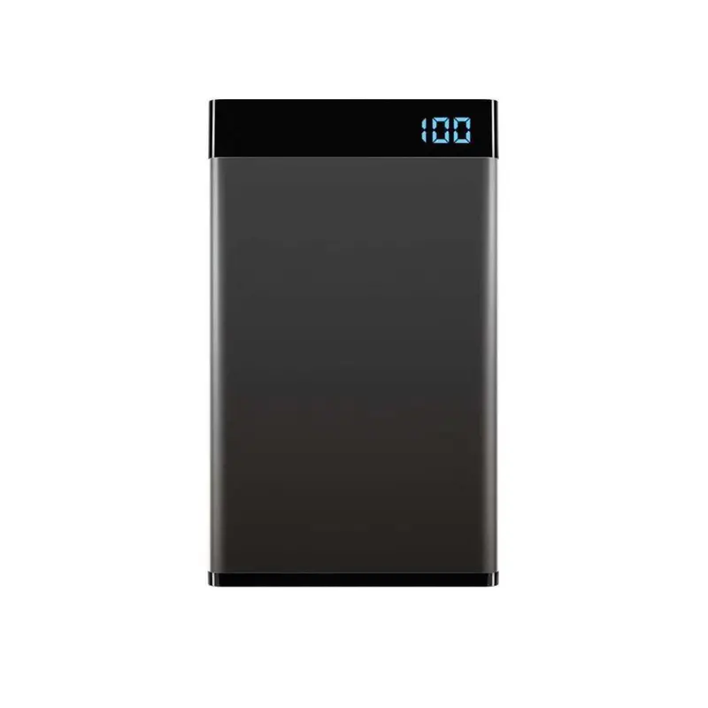 3000Mah Portable Power Bank With Built-In 3-In-1 Charging Cables – Black 1