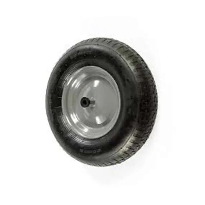 4.00-8 Air-Filled Wheel Assembly For Wheelbarrows – Rim + Bearing Included 1