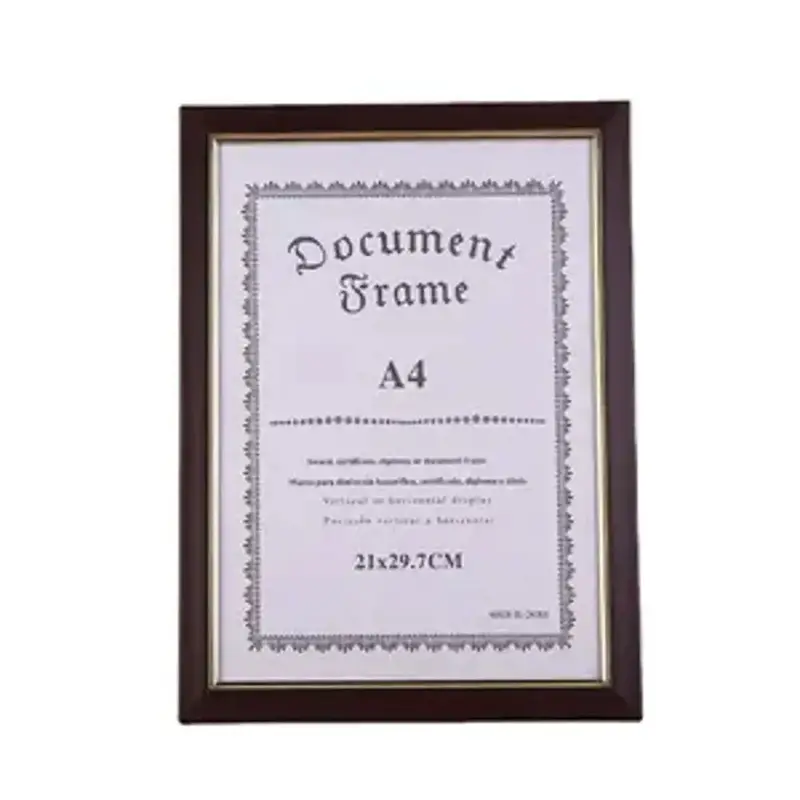 A4 Document Display Frame – Slim Aluminum Profile #2176 1