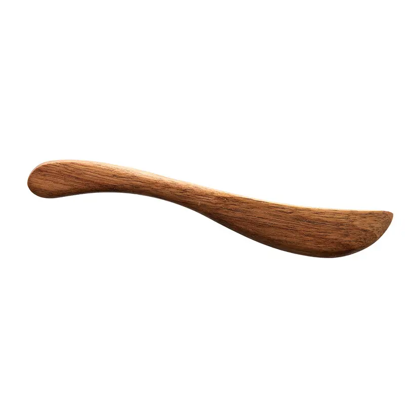 Acacia Wood Butter Spreader – 18 Cm Hand-Carved Utensil 1