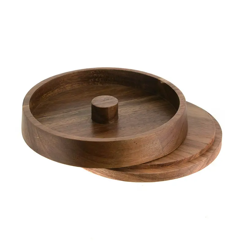 Acacia Wood Rimming Bowl For Garnishes 1