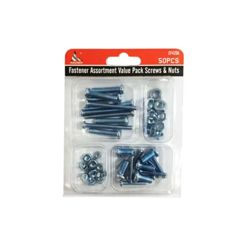 Accord Assorted Screws And Nuts Pack – 50 Pieces 1