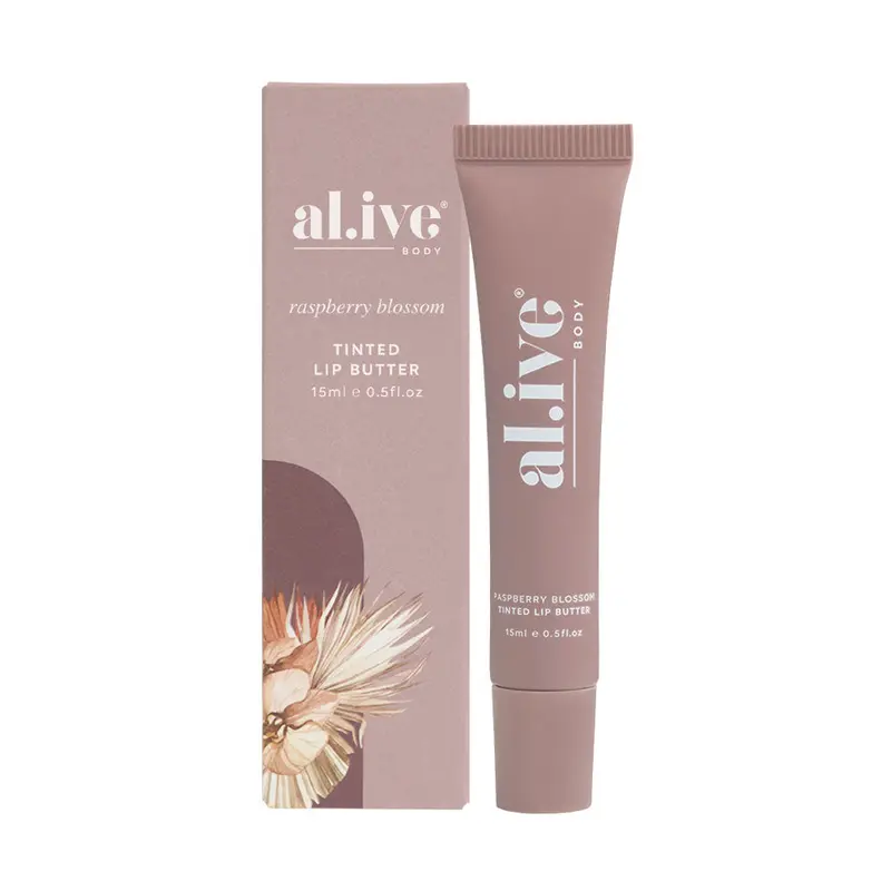 Al.Ive Body Raspberry Blossom Lip Butter – Botanical-Infused Nourishing Balm 1