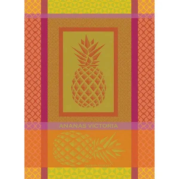 Ananas Victoria Cotton Kitchen Towel 1