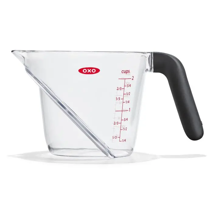 Angled 2-Cup Measuring Cup For Easy Reading 1
