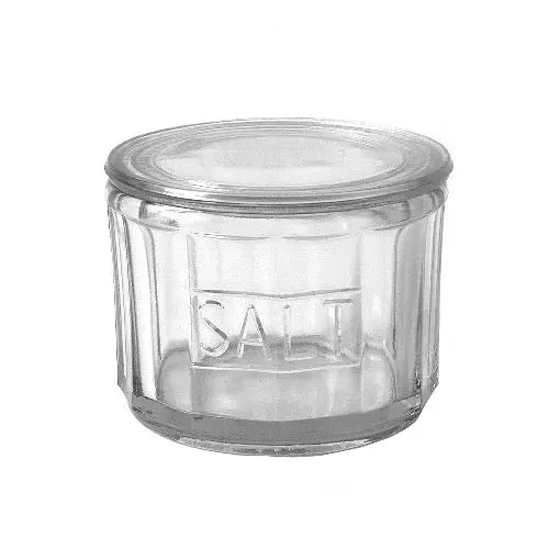Artisan Pressed Glass Salt Cellar 1
