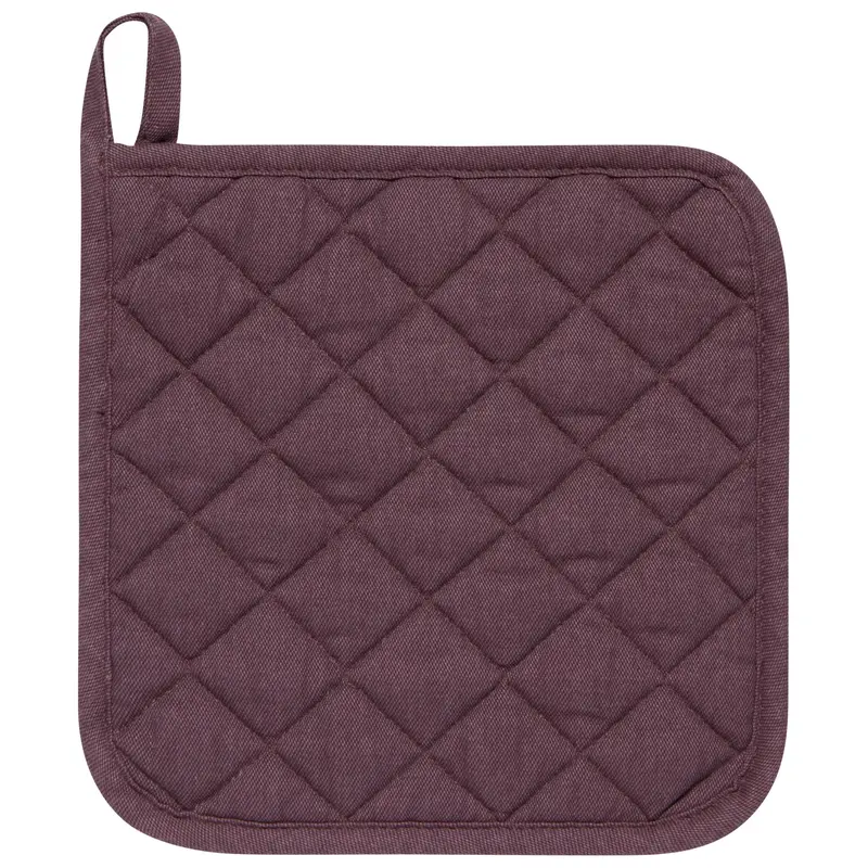 Ash Plum Stonewash Cotton Potholder 1