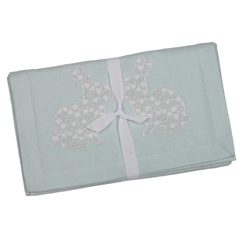 Aubrey Bunny Mist & White Themed Home Collection 1