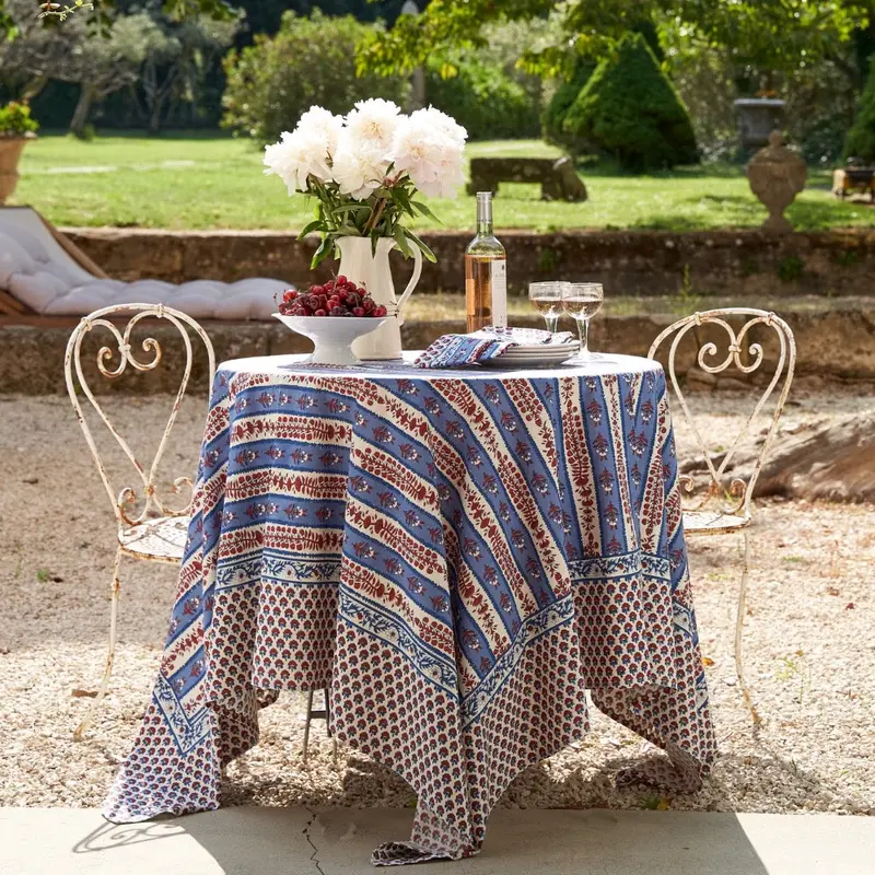 Avignon Blue And Red Dinnerware Collection – Mediterranean-Inspired Ceramic Set 1