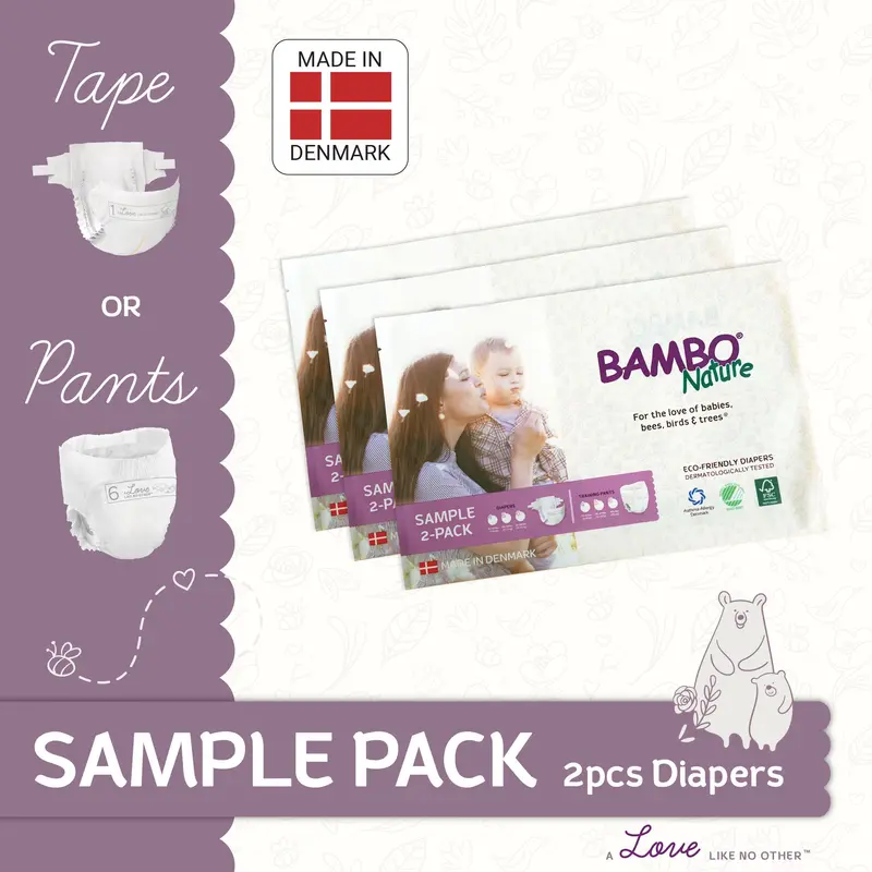 Bambo Nature Eco-Friendly Diaper Sample Pack 1