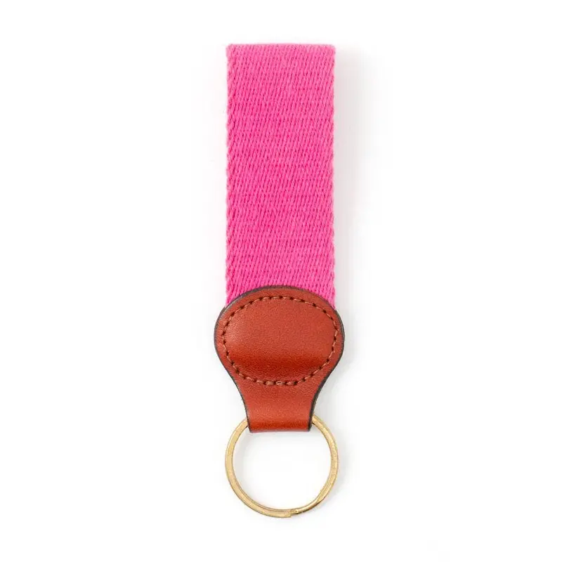 Barrons-Hunter Hot Pink Surcingle-Style Key Fob 1