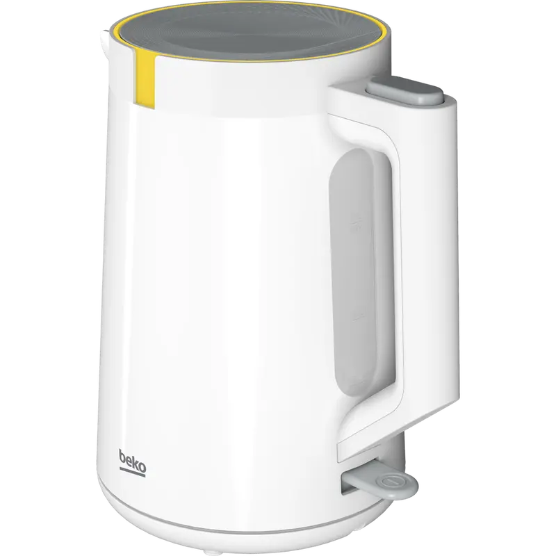 Beko 1.7 L Rapid-Boil Electric Kettle – 2200 W, White Finish 1