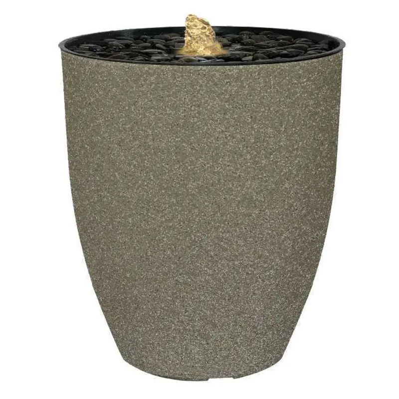 Bellan Soho Round Outdoor Fountain – Lime Sandstone, 43.5Cm Diameter X 53Cm Height 1