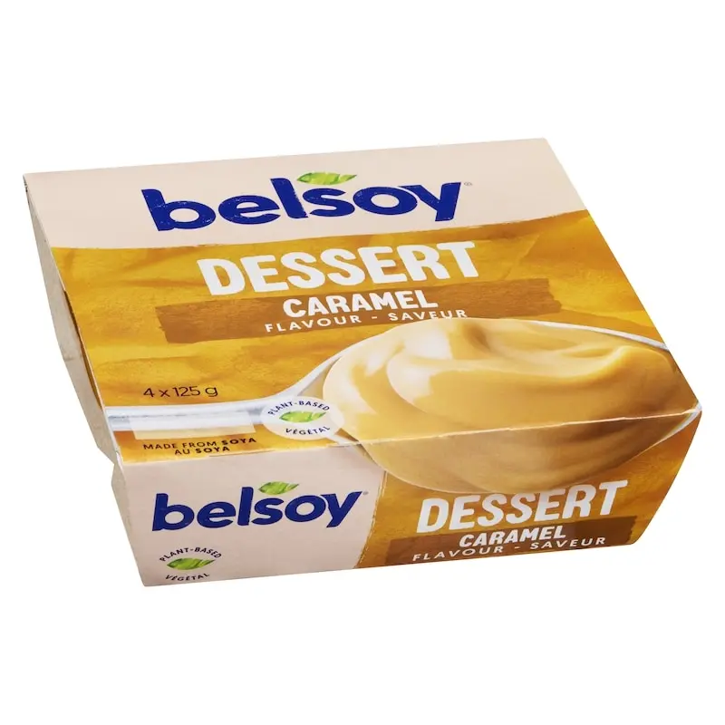 Belsoy Creamy Caramel Pudding – 4 X 125G Soy-Based Dessert 1