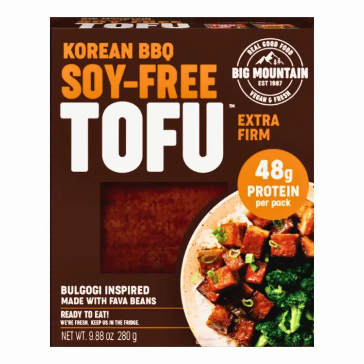 Big Mountain Foods Soy-Free Korean Bbq Fava Bean Tofu – Extra-Firm, 280G 1