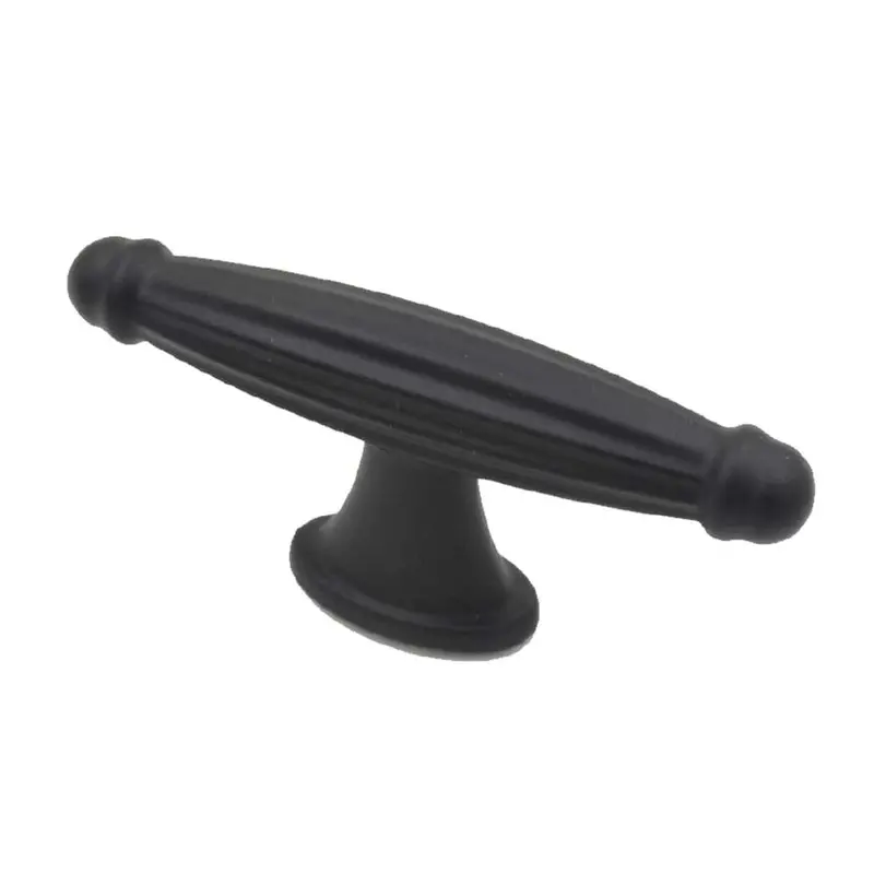Black Ellipse Knob Pull – 75Mm X 75Mm Face, 35Mm Projection, 30Mm Base, Fixworx 1