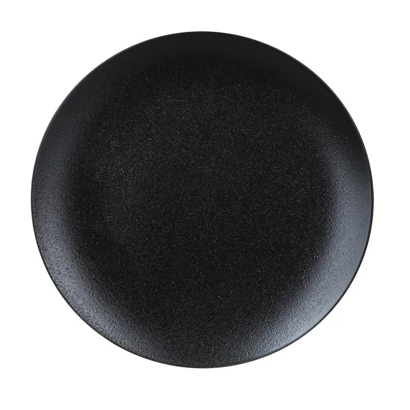 Black Round Side Plate 1