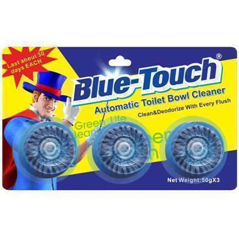 Blue Touch Toilet Tank Drop-In Cleaner – 3-Count Pack (50G Per Unit) 1