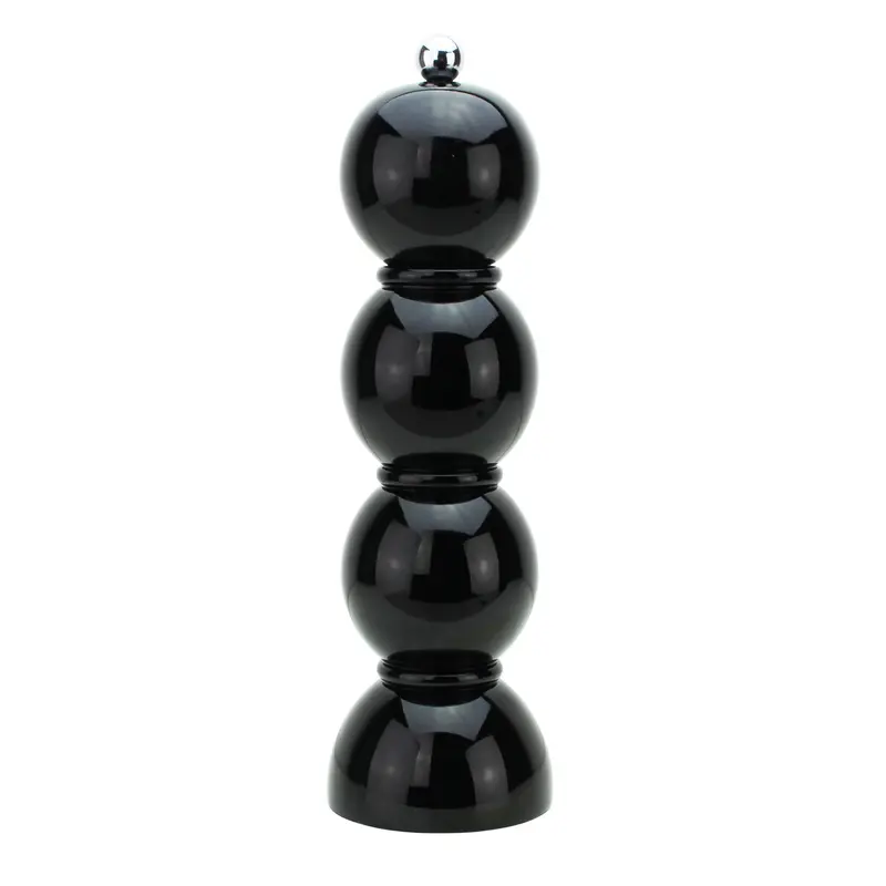 Bobbin Adjustable Salt & Pepper Grinder – Matte Black Finish 1