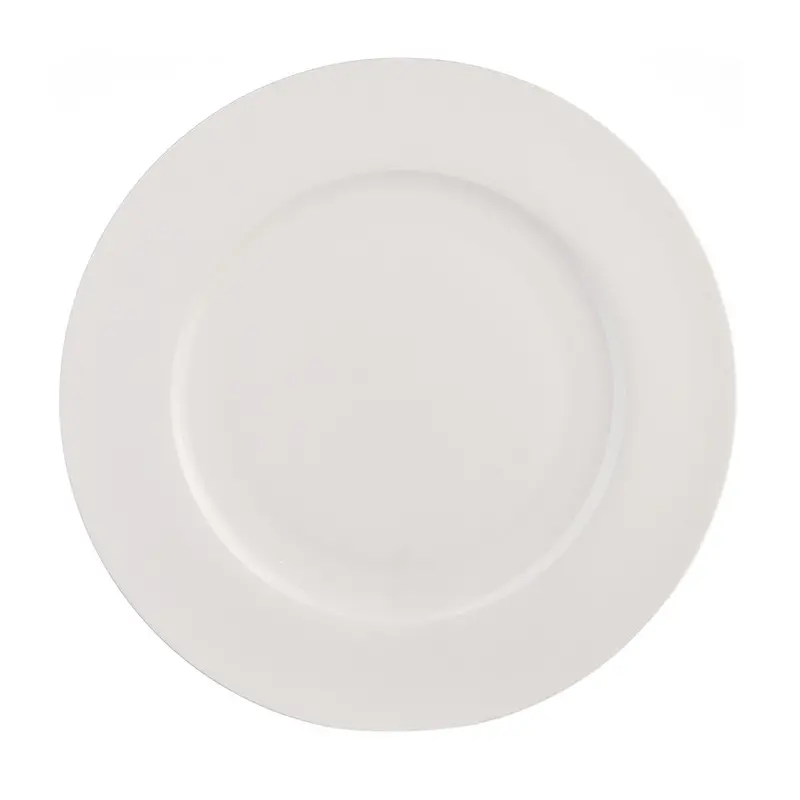 Bone China Rimmed Dinner Plate 1