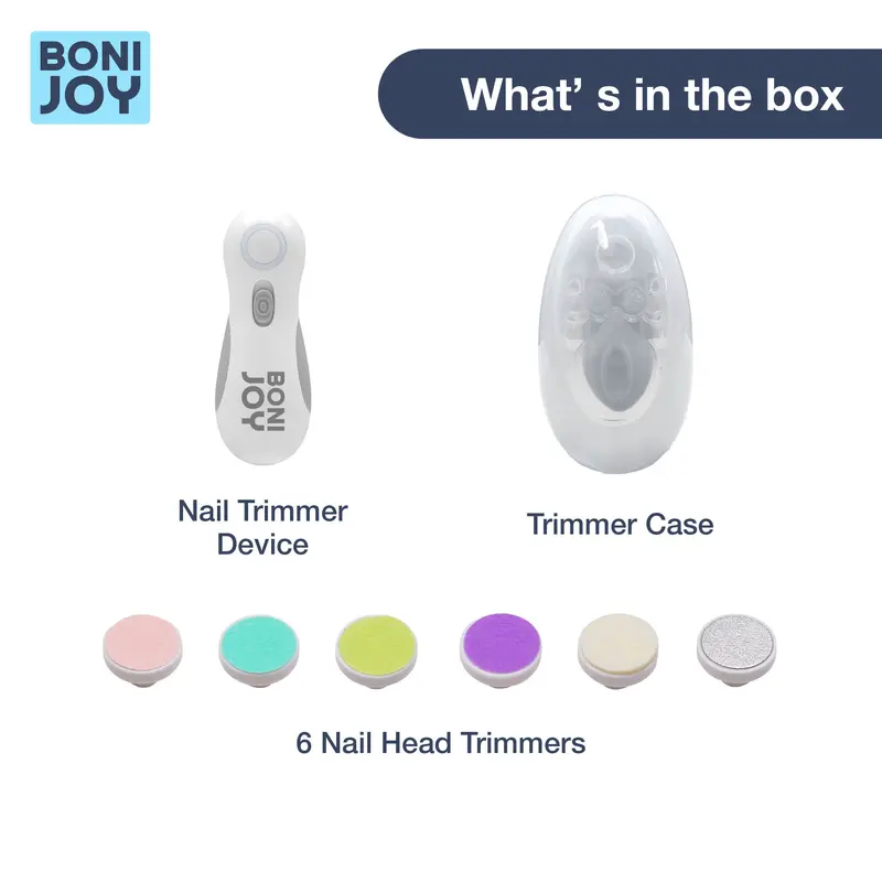 Bonijoy Baby Nail Trimmer Kit – Safe, Quiet, And Ergonomic Infant Care Set 1