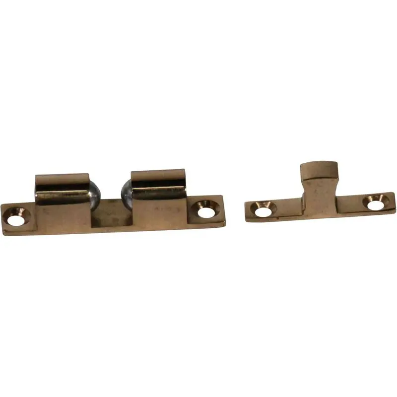 Brass Double-Ball Cabinet Catch – 70Mm Length 1