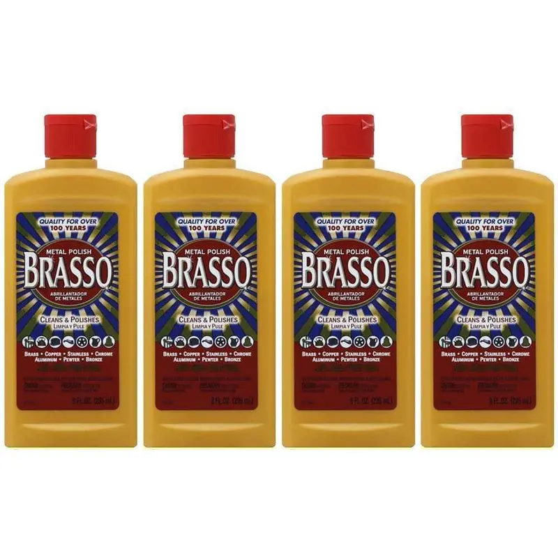 Brasso Metal Polish – 8Oz (235Ml) Tarnish Remover For Brass, Copper & Chrome 1