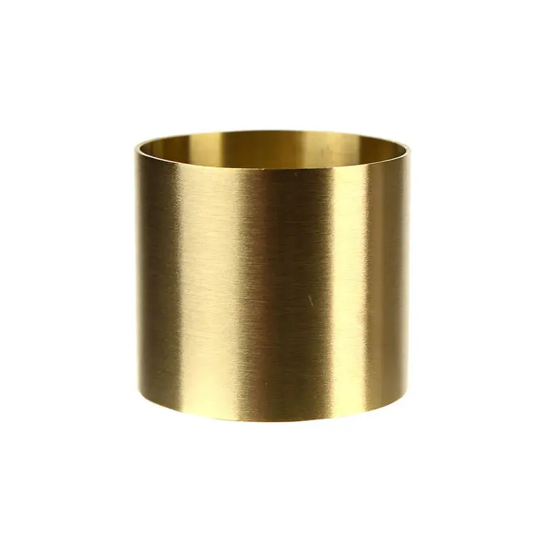 Brushed Brass Napkin Ring 1