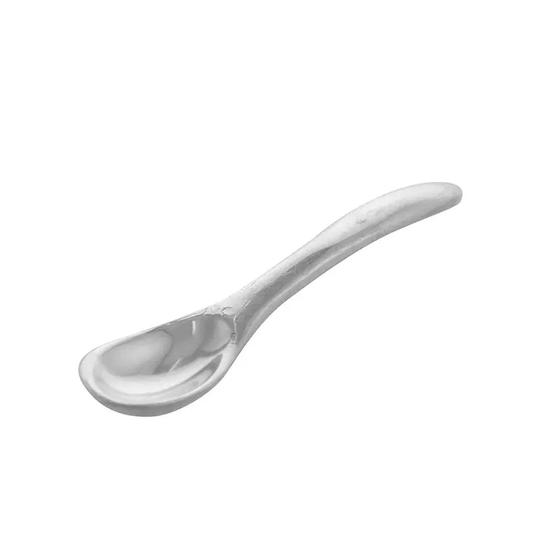 Brushed Silver Teaspoon (9 Cm) 1