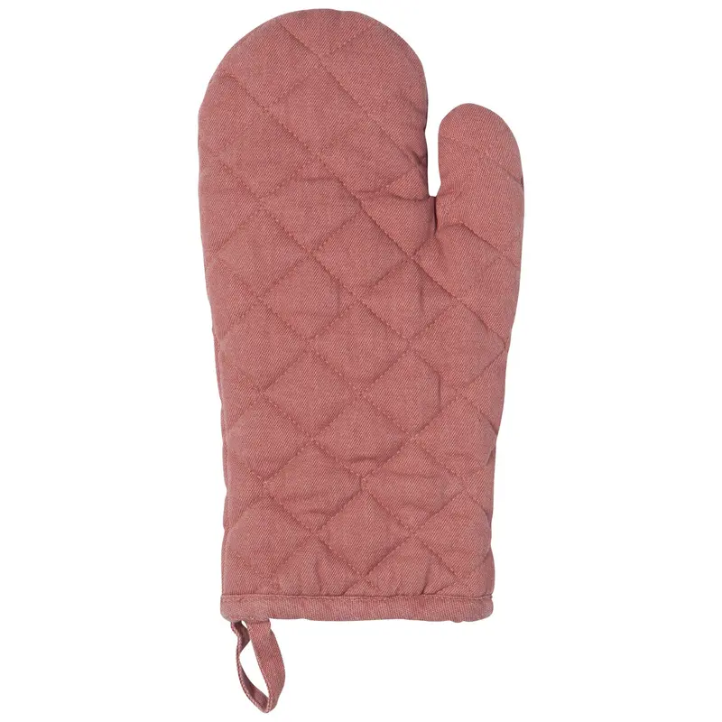 Canyon Rose Pattern Heat-Resistant Oven Mitt & Potholder 1