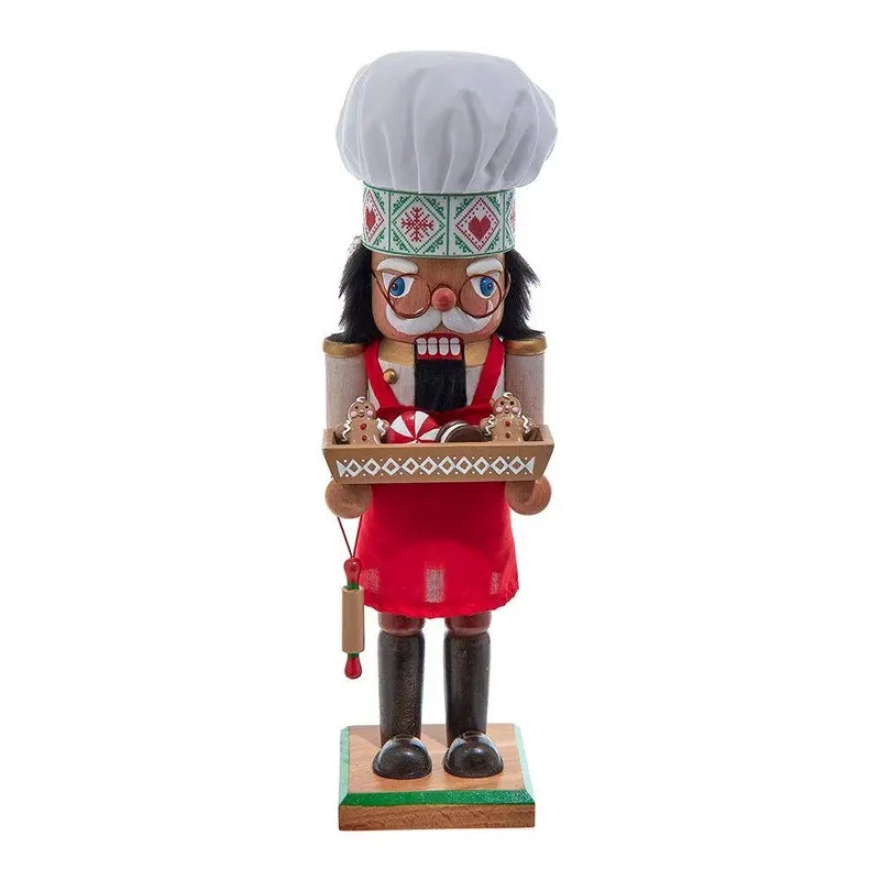Chef-Inspired Nutcracker Figure – 15 Inch Artisan Decor 1
