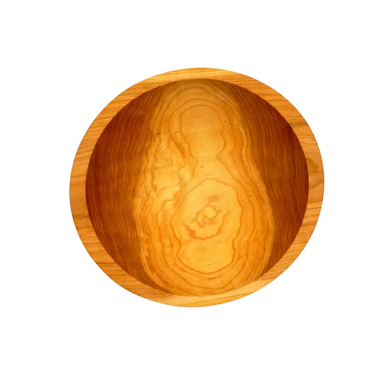 Cherry Wood Salad Bowl With Natural Finish 1
