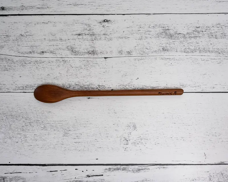 Cherry Wood Tasting Spoon – Handcrafted Mini Serving Utensil 1