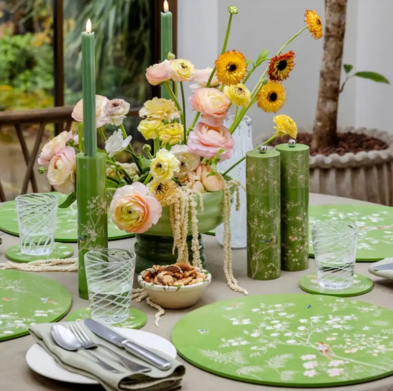 Chinoiserie Green Decorative Home Collection 1