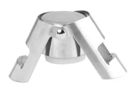 Chrome Champagne Stopper – Airtight Bottle Sealer For Sparkling Wine 1