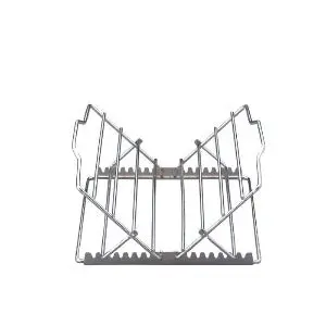 Chrome-Finished Folding Roasting Rack – Space-Saving Oven Accessory 1