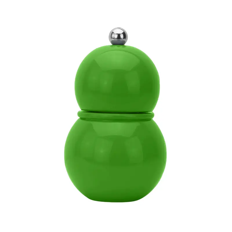 Chubbie Leaf-Embossed Bobbin Salt And Pepper Mill 1