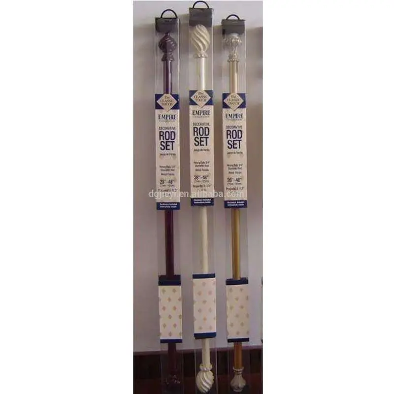Ck Chrome-Finished Expandable Curtain Rod Set – 19 Mm × 1.6–3.0 M With Rings, Brackets, And End Caps 1