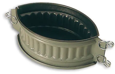Classic Oval Ribbed Pâté Mould – 24×14×9.5 Cm Food-Grade Stainless Steel 1
