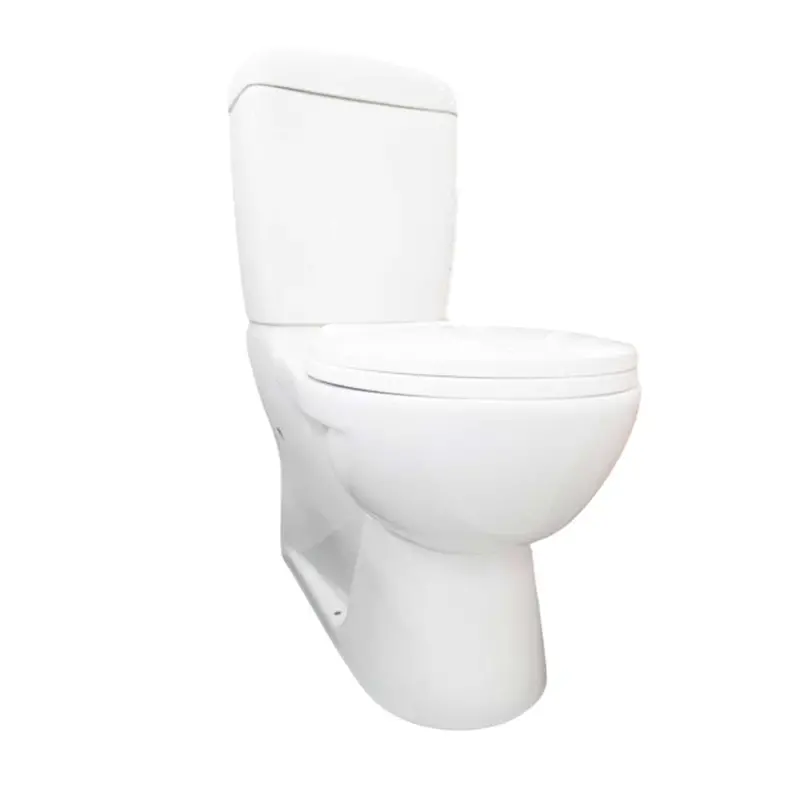 Claytan Opaque Closed-Coupled Toilet Suite With Universal Connector Set 1